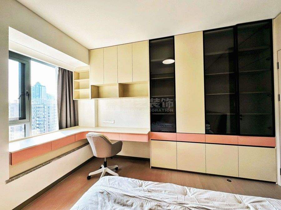 现代轻奢设计：岩板皮革金属材质搭配营造高级灰暖咖空间(图14)