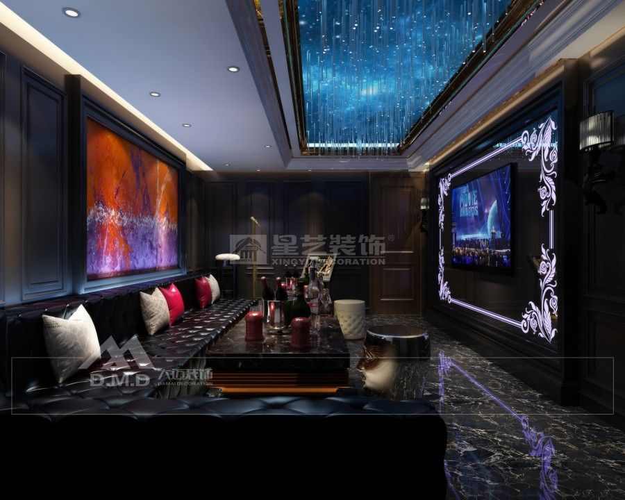 璀璨灯光与精致雕花打造优雅空间设计(图21)