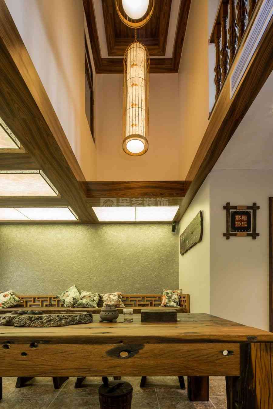 木韵空间设计：榫卯结构与自然材质的诗意融合(图3)