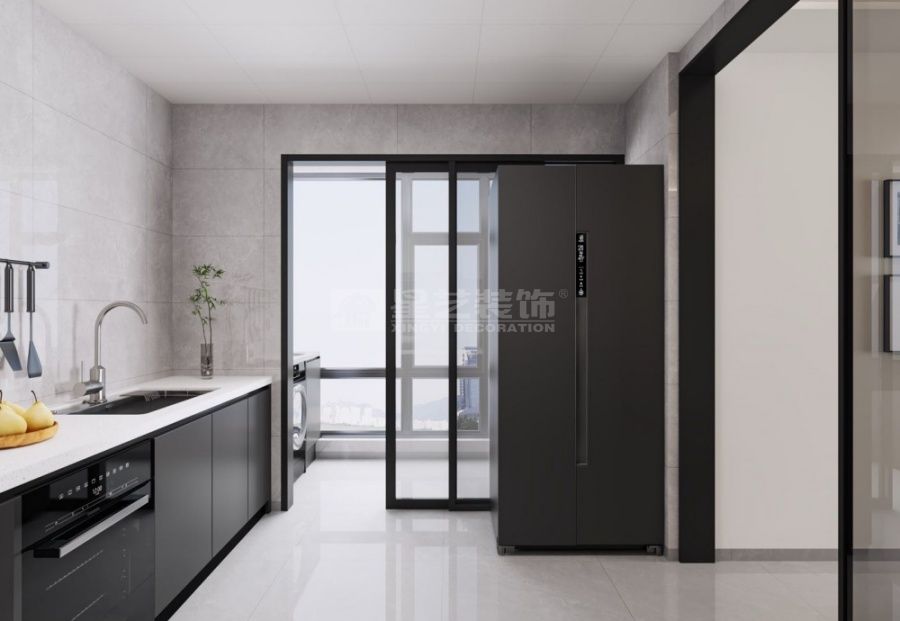 现代黑白灰风格设计 打造高质感居住空间(图6)