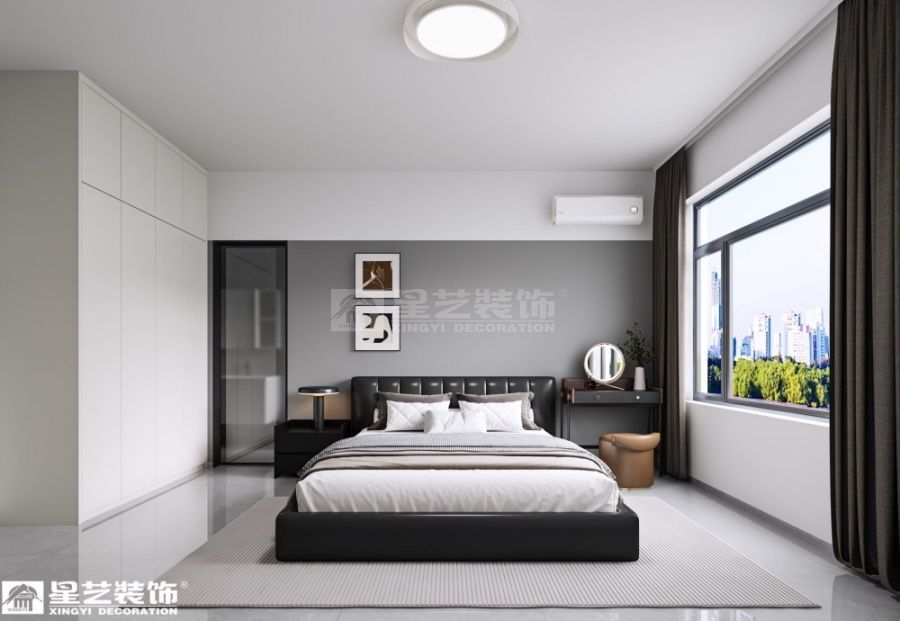 现代黑白灰风格设计 打造高质感居住空间(图8)