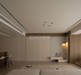 现代简约家居设计，客厅餐厅卧室布局优化方案(图1)