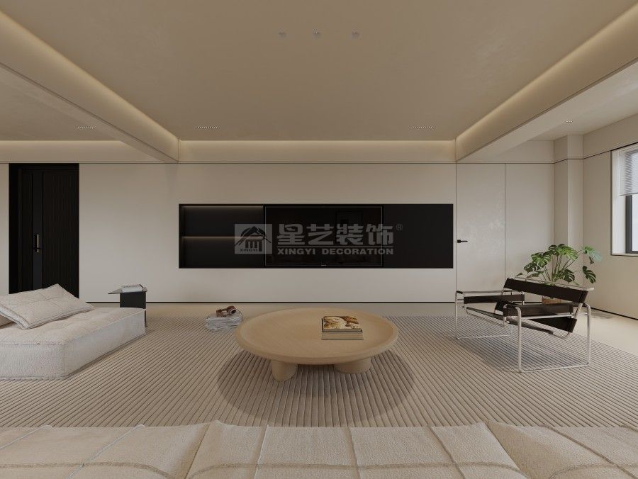 极简奶油风设计打造治愈系高颜值家居空间(图1)