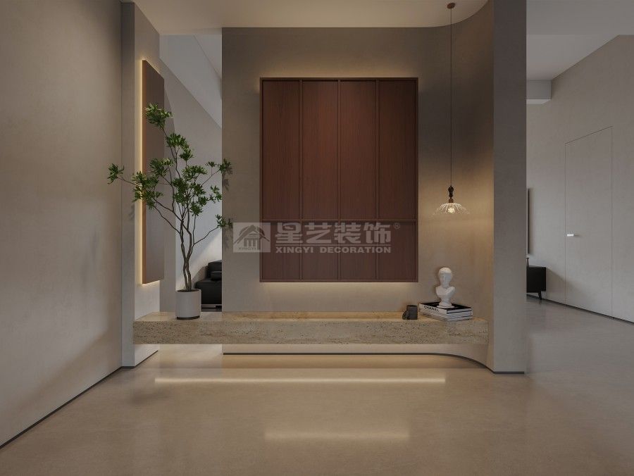 现代温暖住宅设计：黑白木色外立面与多功能空间布局(图10)