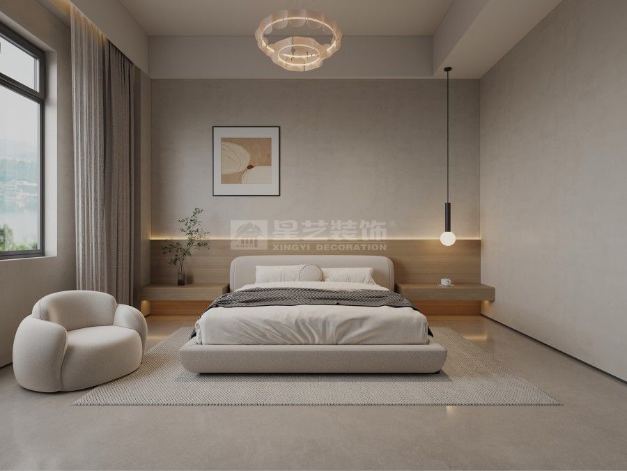 现代温暖住宅设计：黑白木色外立面与多功能空间布局(图8)