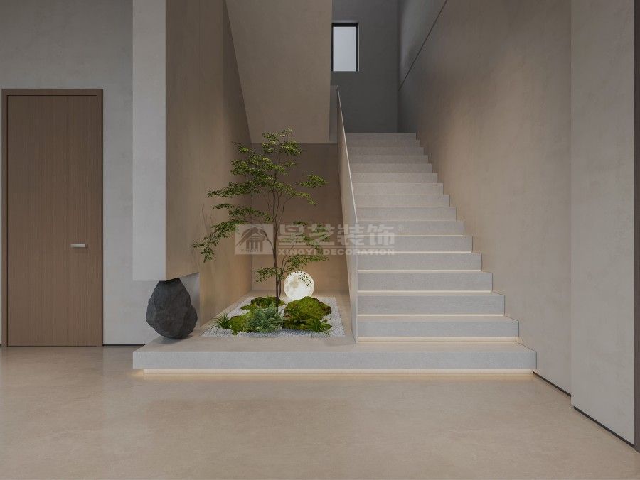 现代温暖住宅设计：黑白木色外立面与多功能空间布局(图11)
