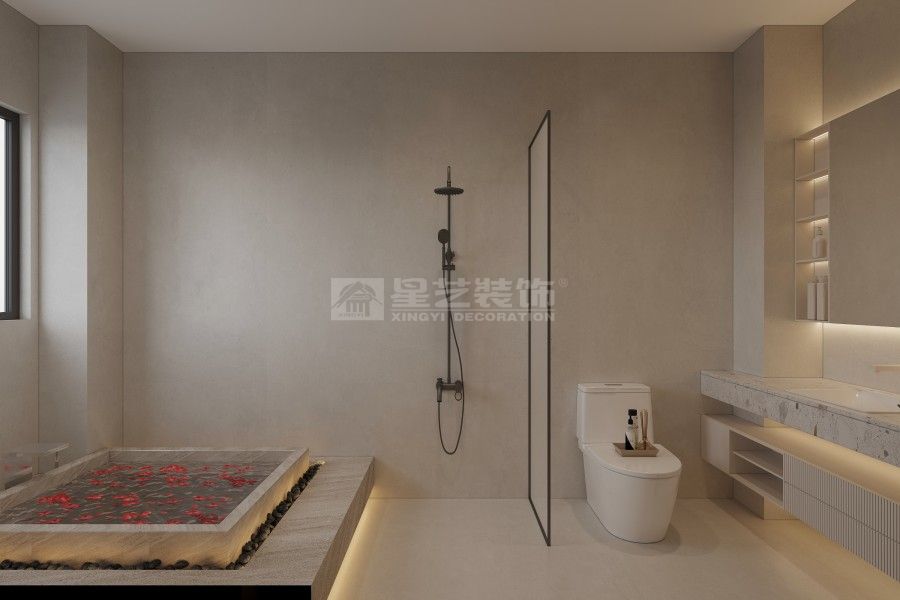 现代温暖住宅设计：黑白木色外立面与多功能空间布局(图12)