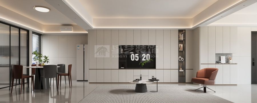 现代简约风格室内设计——兼备美观与实用的理想居住空间(图1)