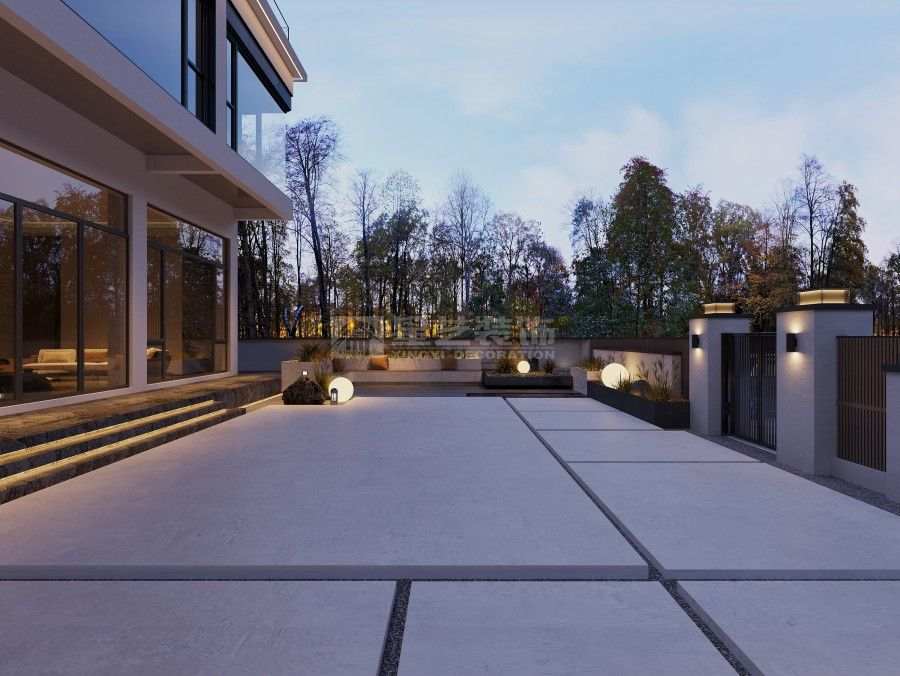 现代温暖住宅设计：黑白木色外立面与多功能空间布局(图21)