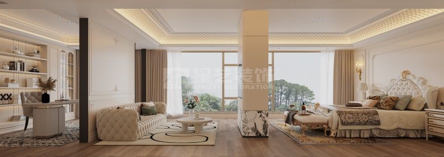 欧式法式融合自建房别墅设计新境界(图9)