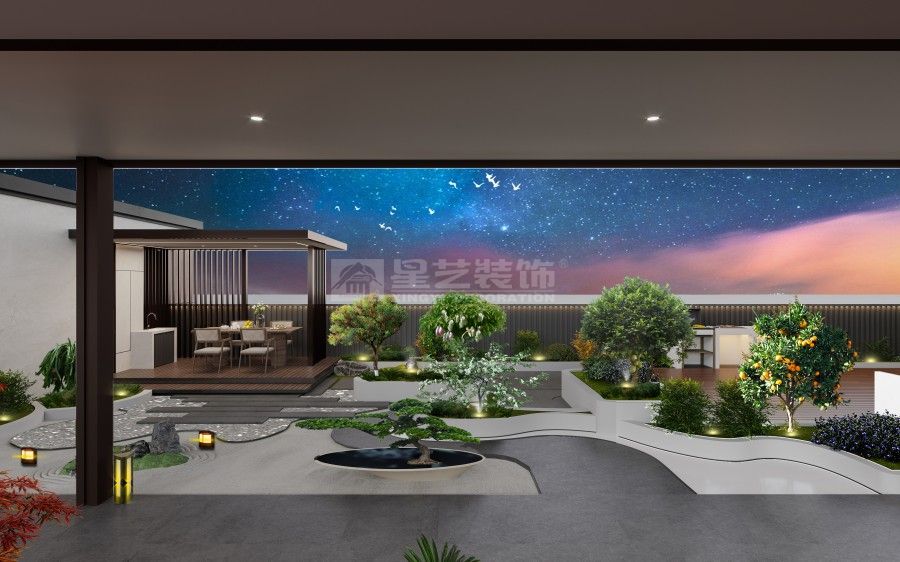 自然与生活共生的花园露台设计解析(图2)