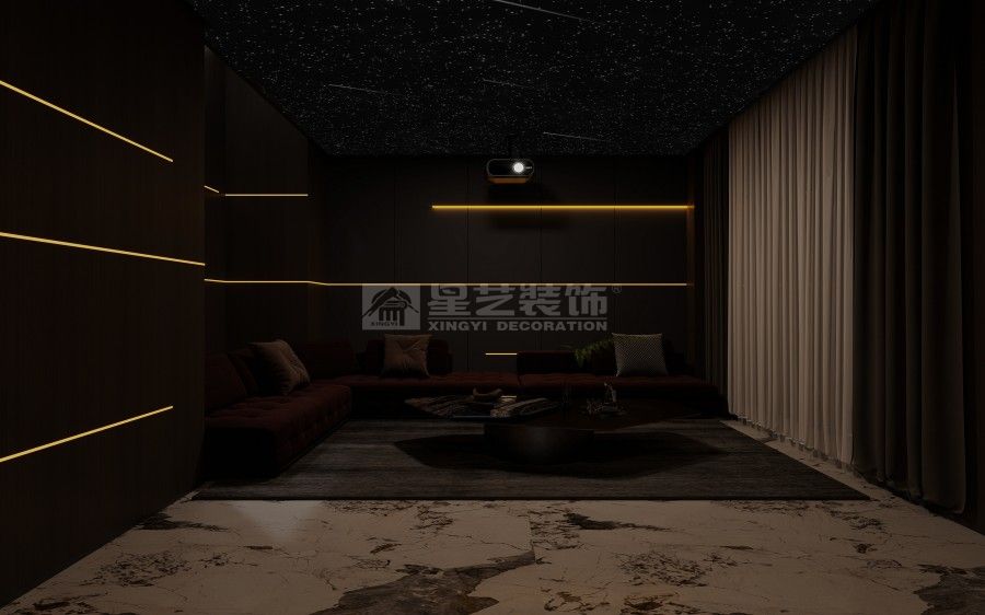 意式风格别墅设计：大理石与玫瑰金材质打造轻奢优雅宅邸(图11)