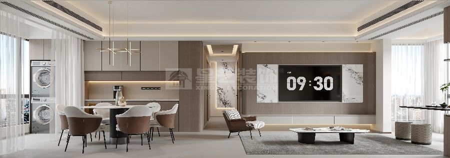 现代简约风格设计诠释舒适治愈感空间(图1)