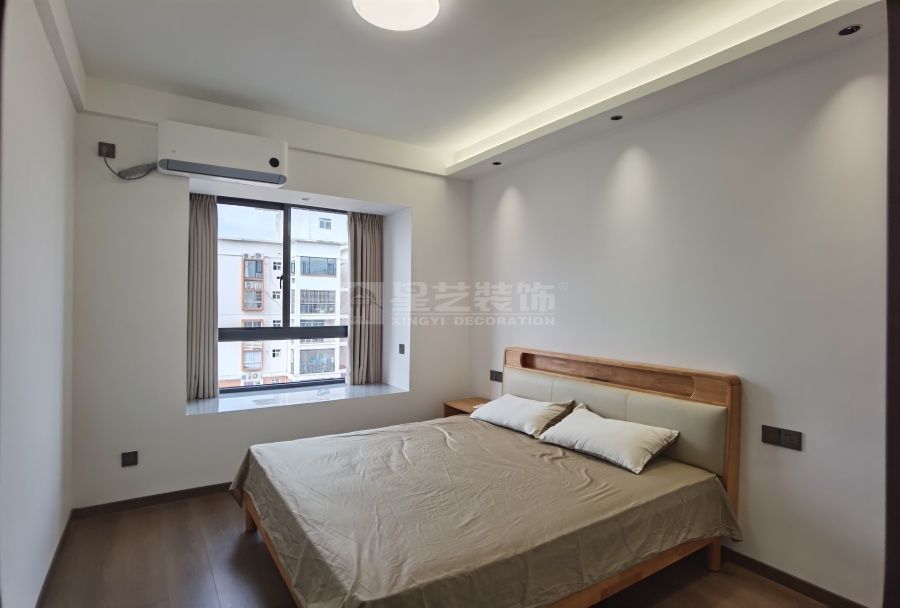 自然呼吸感 LDK一体化 �洄游空间 原木风小户型设计(图10)