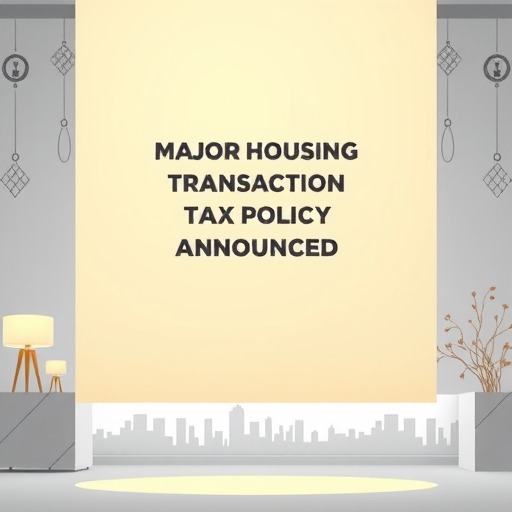 重磅!住房交易税收新政公布(图1) 重磅!住房交易税收新政公布(图1)