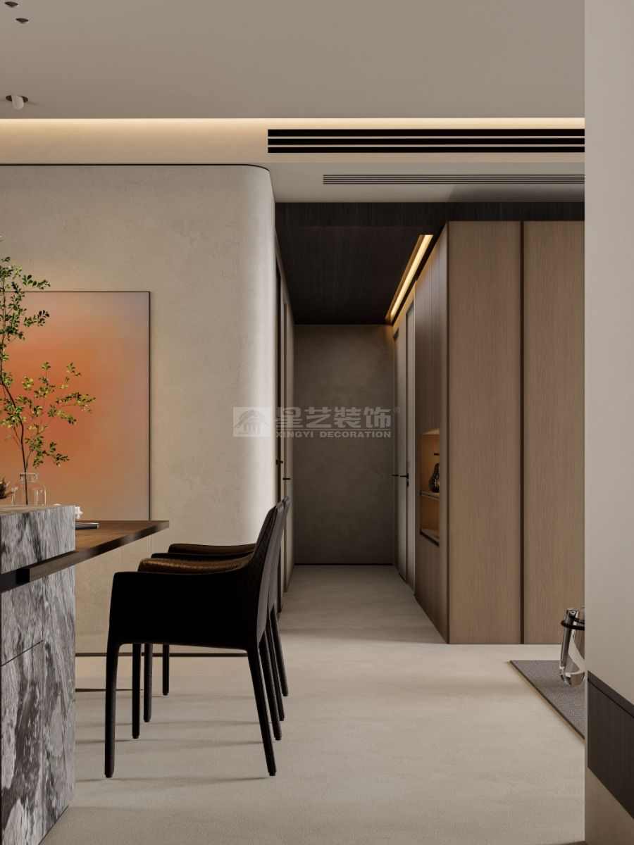 意式简约风打造纯净白木黑生活空间(图8)