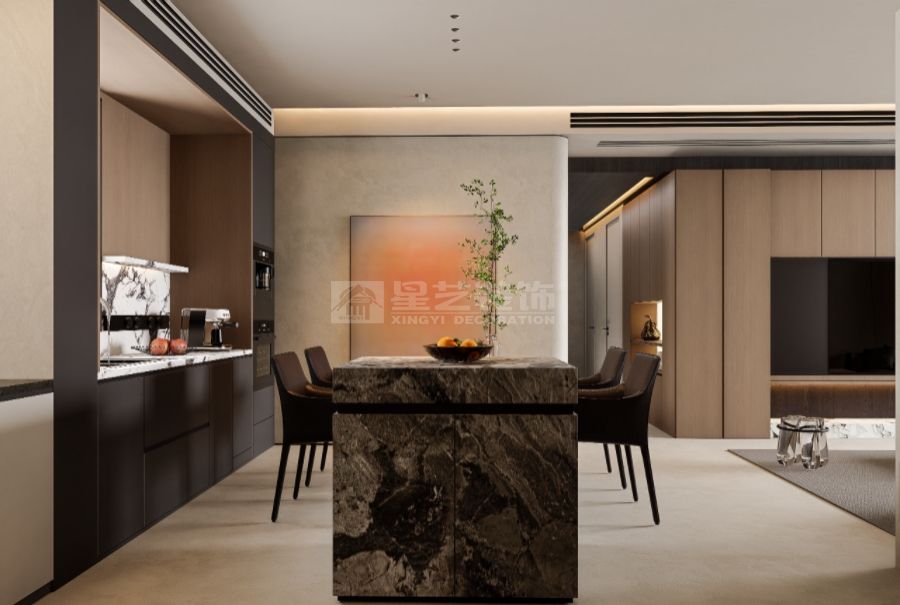 意式简约风打造纯净白木黑生活空间(图4)
