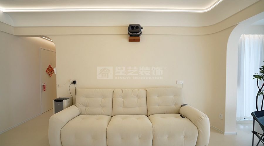 现代奶油风空间设计 折射生活美学(图4)