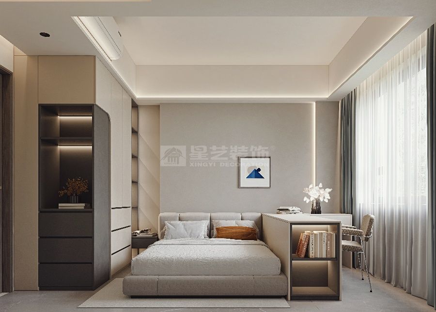 现代简约风格设计 简洁舒适质感空间(图10)