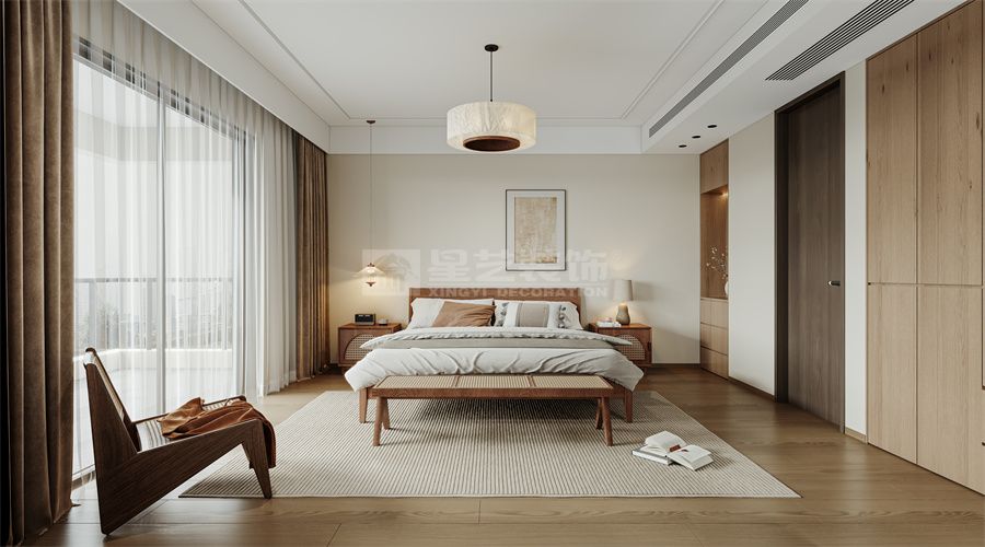 中古风设计融合现代极简美学空间舒适感(图7)