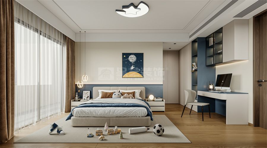 中古风设计融合现代极简美学空间舒适感(图10)
