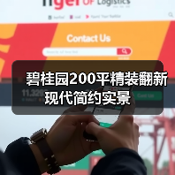 碧桂园200平精装翻新现代简约实景（图4）