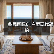 鼎晟国际01户型现代简约（图3）
