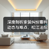 深度剖析家装纠纷案件动态与难点,松江法院发布这部白皮书(图3) 深度剖析家装纠纷案件动态与难点,松江法院发布这部白皮书(图3)