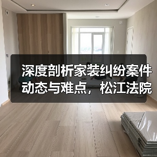 深度剖析家装纠纷案件动态与难点,松江法院发布这部白皮书(图2) 深度剖析家装纠纷案件动态与难点,松江法院发布这部白皮书(图2)