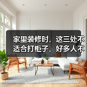 家里装修时,这三处不适合打柜子,好多人不听劝,费钱又占地方!(图4) 家里装修时,这三处不适合打柜子,好多人不听劝,费钱又占地方!(图4)