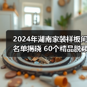 2024年湖南家装样板间名单揭晓 60个精品脱颖而出(图1) 2024年湖南家装样板间名单揭晓 60个精品脱颖而出(图1)