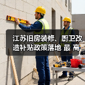 江苏旧房装修、厨卫改造补贴政策落地 最 高补贴3万元(图2) 江苏旧房装修、厨卫改造补贴政策落地 最 高补贴3万元(图2)