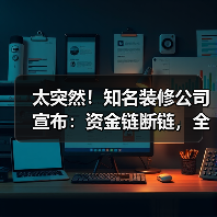 太突然！知名装修公司宣布：资金链断链，全面停工！有人刚交了定金就出事了（图2）