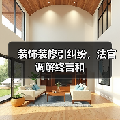 装饰装修引纠纷,法官调解终言和(图1) 装饰装修引纠纷,法官调解终言和(图1)