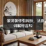 装饰装修引纠纷,法官调解终言和(图4) 装饰装修引纠纷,法官调解终言和(图4)