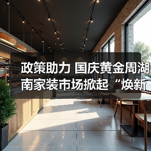 政策助力 国庆黄金周湖南家装市场掀起“焕新”潮(图3) 政策助力 国庆黄金周湖南家装市场掀起“焕新”潮(图3)