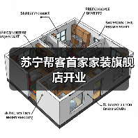 苏宁帮客首家家装旗舰店开业(图4) 苏宁帮客首家家装旗舰店开业(图4)