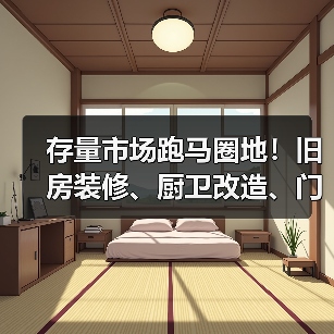 存量市场跑马圈地!旧房装修、厨卫改造、门窗换新继续冲刺(图2) 存量市场跑马圈地!旧房装修、厨卫改造、门窗换新继续冲刺(图2)