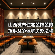 山西发布住宅装饰装修投诉及争议解决办法和施工合同示范文本(图2) 山西发布住宅装饰装修投诉及争议解决办法和施工合同示范文本(图2)
