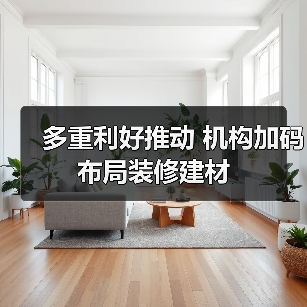 多重利好推动 机构加码布局装修建材(图2) 多重利好推动 机构加码布局装修建材(图2)