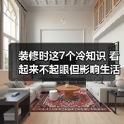装修时这7个冷知识 看起来不起眼但影响生活(图3) 装修时这7个冷知识 看起来不起眼但影响生活(图3)