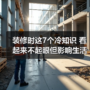 装修时这7个冷知识 看起来不起眼但影响生活(图4) 装修时这7个冷知识 看起来不起眼但影响生活(图4)