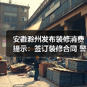 安徽滁州发布装修消费提示:签订装修合同 警惕“消费陷阱”(图1) 安徽滁州发布装修消费提示:签订装修合同 警惕“消费陷阱”(图1)