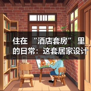住在 “酒店套房” 里的日常:这套居家设计,用高级感实现沉浸式度假(图2) 住在 “酒店套房” 里的日常:这套居家设计,用高级感实现沉浸式度假(图2)
