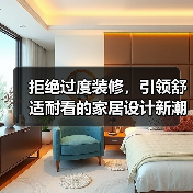 拒绝过度装修,引领舒适耐看的家居设计新潮流(图1) 拒绝过度装修,引领舒适耐看的家居设计新潮流(图1)