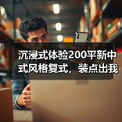 沉浸式体验200平新中式风格复式,装点出我心中的完美家(图1) 沉浸式体验200平新中式风格复式,装点出我心中的完美家(图1)