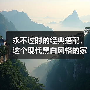永不过时的经典搭配,这个现代黑白风格的家,越看越喜欢(图1) 永不过时的经典搭配,这个现代黑白风格的家,越看越喜欢(图1)