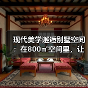现代美学邂逅别墅空间：在800㎡空间里，让生活与设计对话（图1）