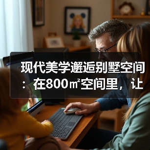 现代美学邂逅别墅空间：在800㎡空间里，让生活与设计对话（图4）