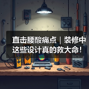 直击腰酸痛点｜装修中这些设计真的救大命！（图3）